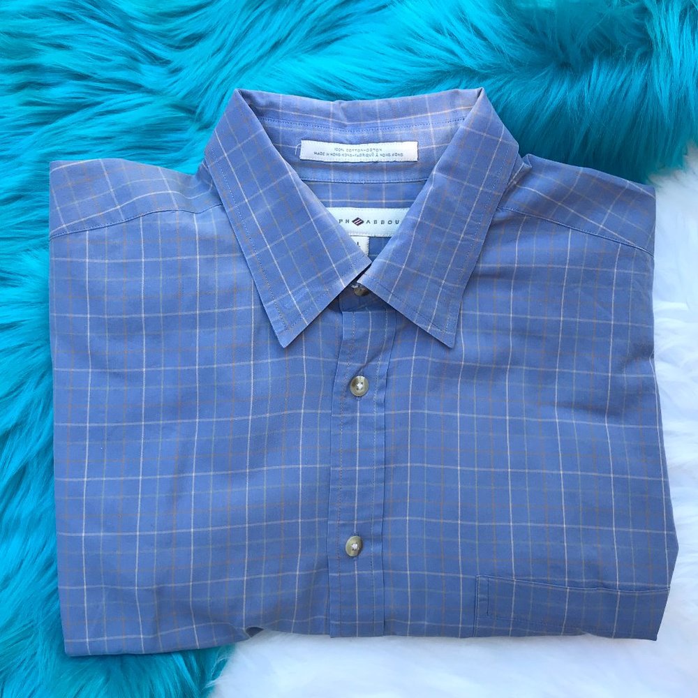 Vintage JOSEPH ABBOUD Dress Shirt Size Large - Picture 1 of 8